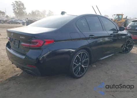 2022 BMW 530 I из США, поврежденный, VIN WBA53BH00NCK25762